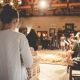 group of people at a small indoor church